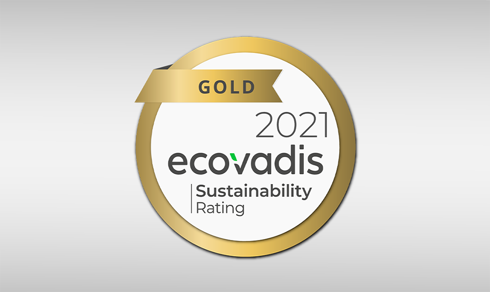 Victrex received Ecovadis Gold Sustainability Rating 2021